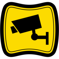 pegatina cctv cámara logo símbolo icono png