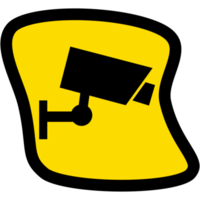 sticker cctv camera logo symbool icoon png