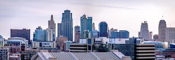 street scenes in kansas city downtwn photo