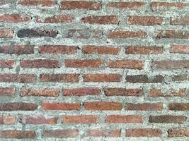 Old brown brick block wall texture photo