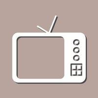 TV Set Vector Icon