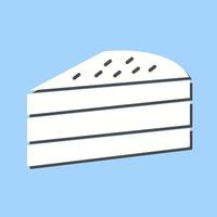 Cake Slice Vector Icon