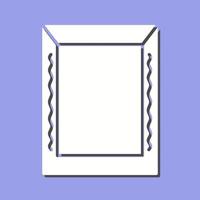 Unique Frame Vector Icon