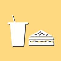 Unique Lunch Vector Icon