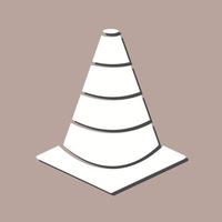 Unique Cone Vector Icon