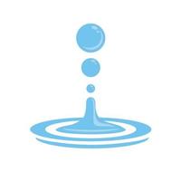agua chapoteo icono vector. gotas ilustración signo. Oceano símbolo. mar logo. agua fuente marca. vector