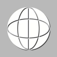 Unique Globe Vector Icon