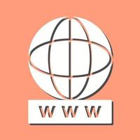 Unique World Wide Web Vector Icon