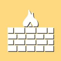 Unique Firewall Vector Icon