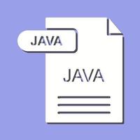 icono de vector de java