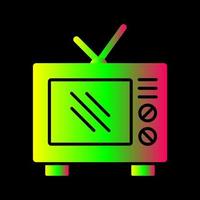 Old TV Vector Icon