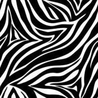 Vector animal print. Zebra ornament. Seamless pattern