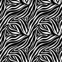 Vector animal print. Zebra ornament. Seamless pattern