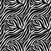 Vector animal print. Zebra ornament. Seamless pattern