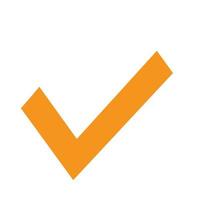 Checkmark icon,  on white background vector