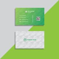 free vector business card template, modern and clean business card design