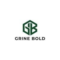 resumen inicial letra gb o bg logo en verde color aislado en blanco antecedentes aplicado para negocio y consultante logo además adecuado para el marcas o empresas tener inicial nombre bg o GB. vector