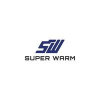 Abstract initial letter SW or WS logo on blue color isolated on white background applied for industrial logo also suitable for the brands or companies have initial name WS or SW. vector