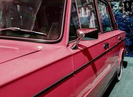 vintage car in street photo