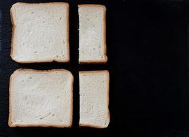 Fresh bread slices photo