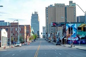 calle escenas en Kansas ciudad centro de la ciudad foto