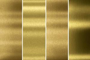 Gold metal background. Brushed metallic texture. 3d rendering photo