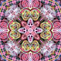 Abstract kaleidoscope or endless pattern. photo