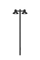 Street light pole isolated on a white background. photo