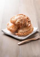 Curry puff pastry photo