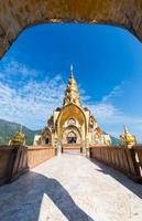 Pagoda at Phasornkaew Temple. Khao Kho, Phetchabun, Thailand. photo