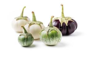 Green  eggplant isolated photo