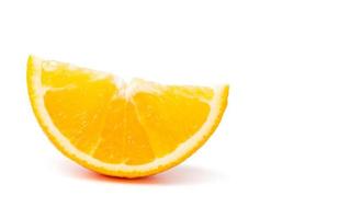 orange fruit slice isolated photo