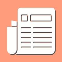 News Paper Vector Icon