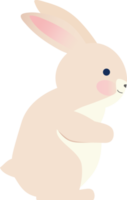 Easter cube bunny little rabbit for holiday design concept. png