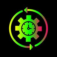 Rotate Time Vector Icon