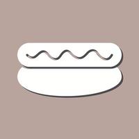 Hot Dog Vector Icon