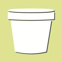 Plant Pot Vector Icon