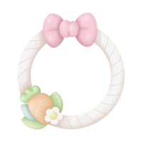 Watercolor Cute Easter Element png