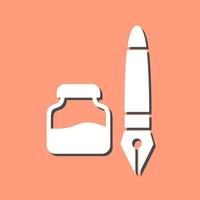 Ink and Pen Vector Icon