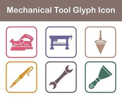 Mechanical Tool Vector Icon Set