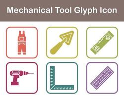 Mechanical Tool Vector Icon Set