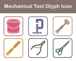 Mechanical Tool Vector Icon Set