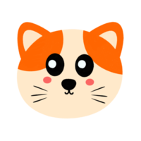 Cat head animal icon. png