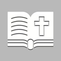 icono de vector de biblia