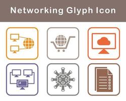 Networking Vector Icon Set