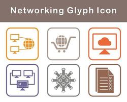 Networking Vector Icon Set