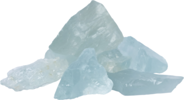 healing stone cut out on transparent background. png