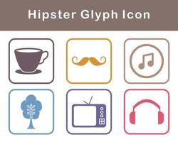 Hipster Vector Icon Set
