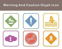 Warning And Caution Vector Icon Set