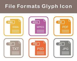 File Formats Vector Icon Set